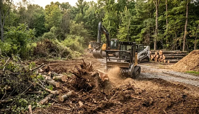 lot and land clearing